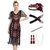 The Great Gatsby Vintage 1920s Vacation Dress Flapper Dress Outfits Masquerade Women