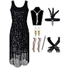 The Great Gatsby Vintage 1920s Vacation Dress Flapper Dress Outfits Masquerade Women