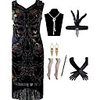 The Great Gatsby Vintage 1920s Vacation Dress Flapper Dress Outfits Masquerade Women
