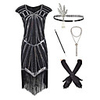 The Great Gatsby Vintage 1920s Vacation Dress Flapper Dress Outfits Masquerade Women