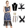 The Great Gatsby Vintage 1920s Vacation Dress Flapper Dress Outfits Masquerade Women