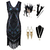 The Great Gatsby Vintage 1920s Vacation Dress Flapper Dress Outfits Masquerade Women