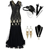 The Great Gatsby Vintage 1920s Vacation Dress Flapper Dress Outfits Masquerade Women