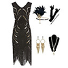 The Great Gatsby Vintage 1920s Vacation Dress Flapper Dress Outfits Masquerade Women