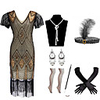 The Great Gatsby Vintage 1920s Vacation Dress Flapper Dress Outfits Masquerade Women