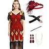 The Great Gatsby Vintage 1920s Vacation Dress Flapper Dress Outfits Masquerade Women