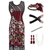 The Great Gatsby Vintage 1920s Vacation Dress Flapper Dress Outfits Masquerade Women