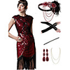 The Great Gatsby Vintage 1920s Vacation Dress Flapper Dress Outfits Masquerade Women