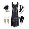 The Great Gatsby Vintage 1920s Vacation Dress Flapper Dress Outfits Masquerade Women