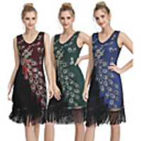 The Great Gatsby Vintage 1920s Vacation Dress Flapper Dress Women