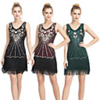 The Great Gatsby Vintage 1920s Vacation Dress Flapper Dress Women