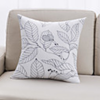 The New Cotton Canvas Simplicity Home Office Pillow Case Cover Living Room Bedroom Sofa Cushion Cover