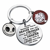 the nightmare before christmas inspired keychain jack skellington amp; sally jewelry you