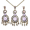 The Purple Dream Necklace with Earrings Set