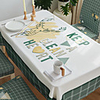 Thick Waterproof Tablecloth Square Tablecloth Decorative Kitchen Rectangular Tablecloth Deer 1 pc