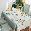 Thick Waterproof Tablecloth Square Tablecloth Decorative Kitchen Rectangular Tablecloth Floral 1 pc