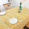 Thick Waterproof Tablecloth Square Tablecloth Decorative Kitchen Rectangular Tablecloth Geometric 1pc