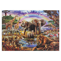 Thicken 1000 Piece Forest Wildlife World Adult Decompression Puzzle Gift Toy
