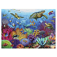 Thickened 1000 Pieces Of Underwater World Turtle Puzzle Adult Decompression Children Educational Gift To