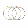 thin hoop earrings lightweight gold silver hoops set 30mm for women girls