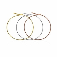 thin hoop earrings lightweight gold silver hoops set 30mm for women girls