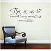 This Is Us First Generation Carved English Motto Letter Home Background Decoration Sticker miniinthebox