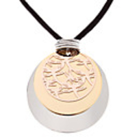 Three-color Round Stainless Steel Necklace