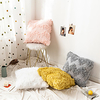 Three-dimensional Flocking Feather Geometric Texture Sofa Cushion Cover miniinthebox