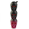 Three Skull Shape Cigarette Table Lighter Black