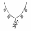 tiande angel cupid chain necklace steel stainless angel baby wing love heart bell clavicle choker necklace for women girls men boys miniinthebox