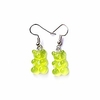 tiande creative food fruit acrylic big drop dangle stud earrings for women girls -green