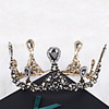 Tiaras Forehead Crown Crown Masquerade Vintage Gothic Lolita Baroque Elegant Chrome For Black Swan Cosplay Women