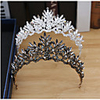 Tiaras Wreaths Crown Masquerade Retro Vintage Gothic Alloy For Black Swan Cosplay Halloween Carnival Women