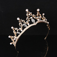 Tiaras Wreaths Crown Masquerade Retro Vintage Lolita Alloy For Princess Aurora Cosplay Halloween Carnival Women