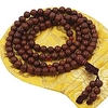 tibetan meditation 108 beads lotus seed mala for compassion (red lotus seed)