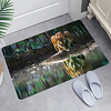 Tiger Digital Printing Floor Mat Modern Bath Mats Nonwoven / Memory Foam Novelty Bathroom