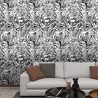 Tiger Texture Self-adhesive Wallpaper Environmental Protection Waterproof Removable Living Room Wall Stickers miniinthebox