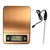 Timed Hand Made Coffee Electronic Scale with Temperature Probe LCD Display Kitchen Scales