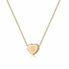 tiny gold initial heart necklace choker diamond cz pave dainty chain 14k gold filled minimalist simple personalized jewelry gift for women letter s