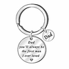 to my dad keychain gift for father dad papa daddy key chain father