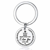 to my son daughter inspirational gift keychain from dad mom never forget that i love you forever birthday graduation gifts (to my son love mom)