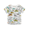 Toddler Little Boys Short Sleeve Cars Graphic T-Shirts Top Tee Size for 3-7 Years miniinthebox