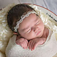 Toddler Unisex Basic / Sweet Solid Colored Floral Acrylic Hair Accessories Beige One-Size