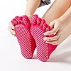Toe Socks Yoga Socks Grip Yoga Socks 1 Pair Women
