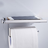 Toilet Paper Holder Premium Design / Cool Modern Stainless Steel 1pc Wall Mounted