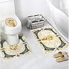 Toilet Sticker Three-piece Bathroom Toilet Waterproof Floor Sticker Sticker New Design Sticker Toilet Sticker