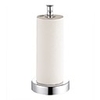 Toilet Tissue Roll Reserve Organizer for Bathroom,  Compact Organizer,  Holds 2-3 Rolls of Toilet Paper,  Chrome