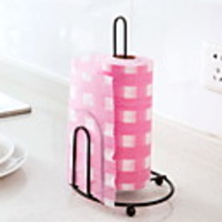Toilet Tissue Roll Reserve Organizer for Bathroom,  Kitchen Paper Compact Organizer,  Holds 2-3 Rolls of Toilet Paper,  Chrome