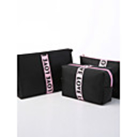 Toiletry Bag Cosmetic Bag Portable Outdoor Toiletries Travel Cotton Cloth Polyester Nylon For Nail Remover Hand Cream Acrylic Nail