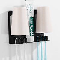 Toothbrush Holder New Design / Cool / Creative Contemporary / Modern Stainless Steel Bathroom / Hotel bath Wall Mounted